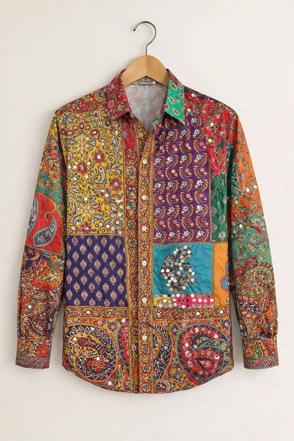 Men's Ornate Ethnic Design Shirt