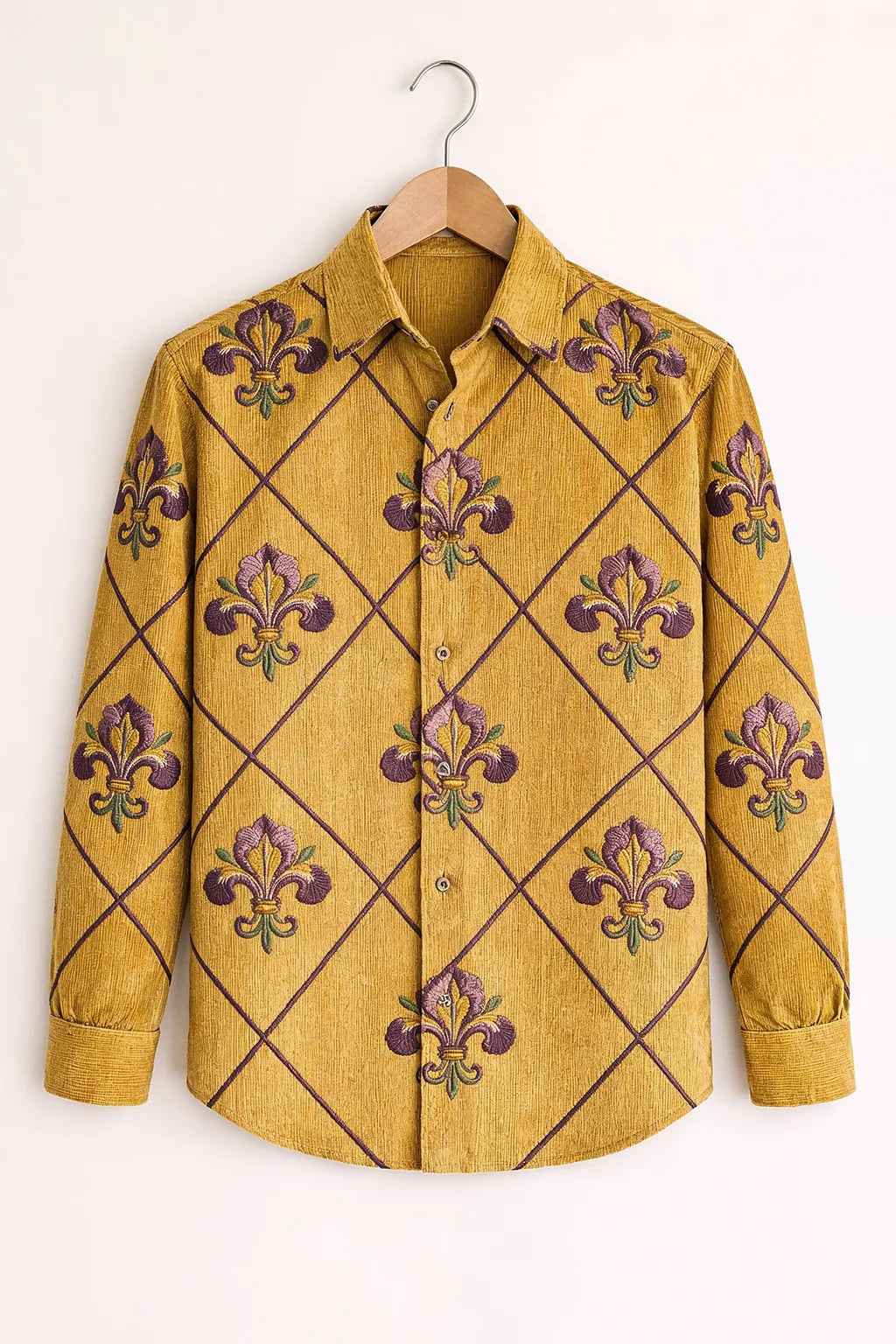 Men's Classic Diamond Pattern Design