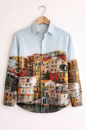 Men's Architectural Art Design Shirt