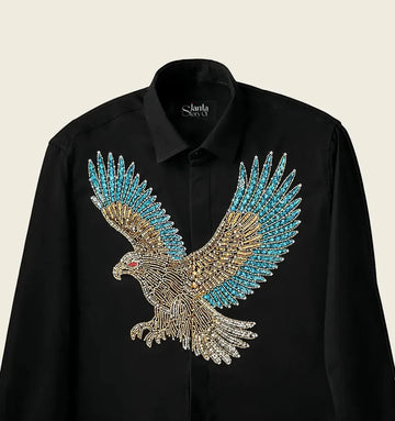Midnight Eagle Diamond Work Shirt