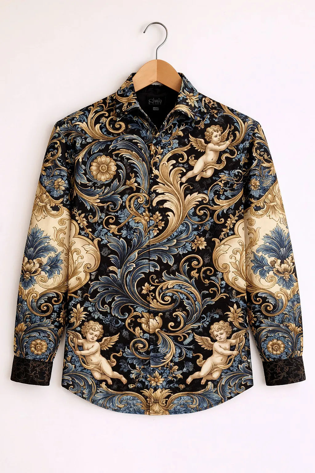 Baroque Angel Print Premium Designer Shirt