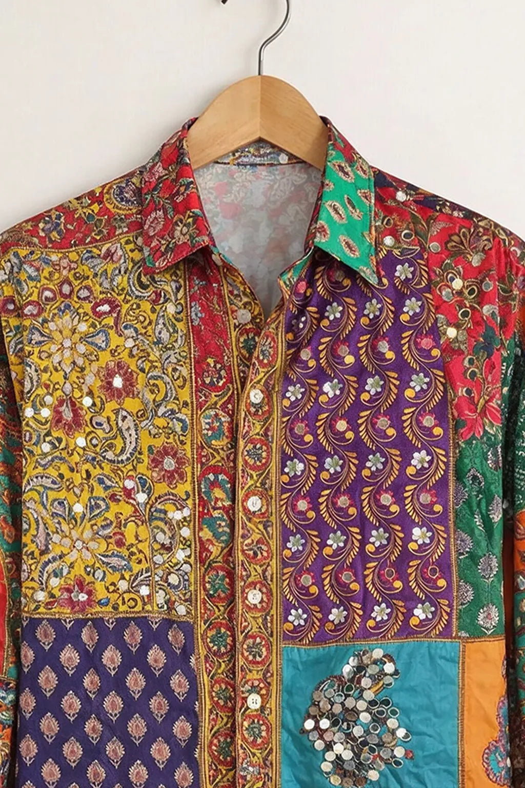 Men's Ornate Ethnic Design Shirt