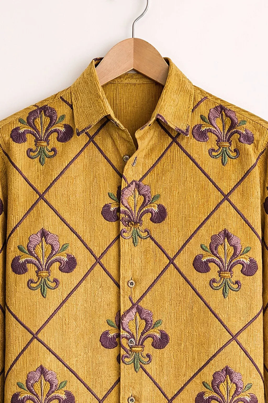 Men's Classic Diamond Pattern Design