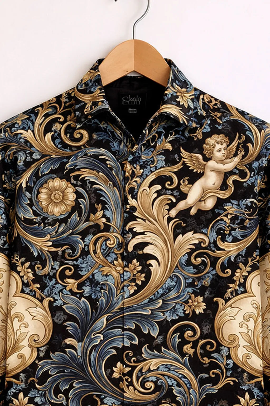 Baroque Angel Print Premium Designer Shirt