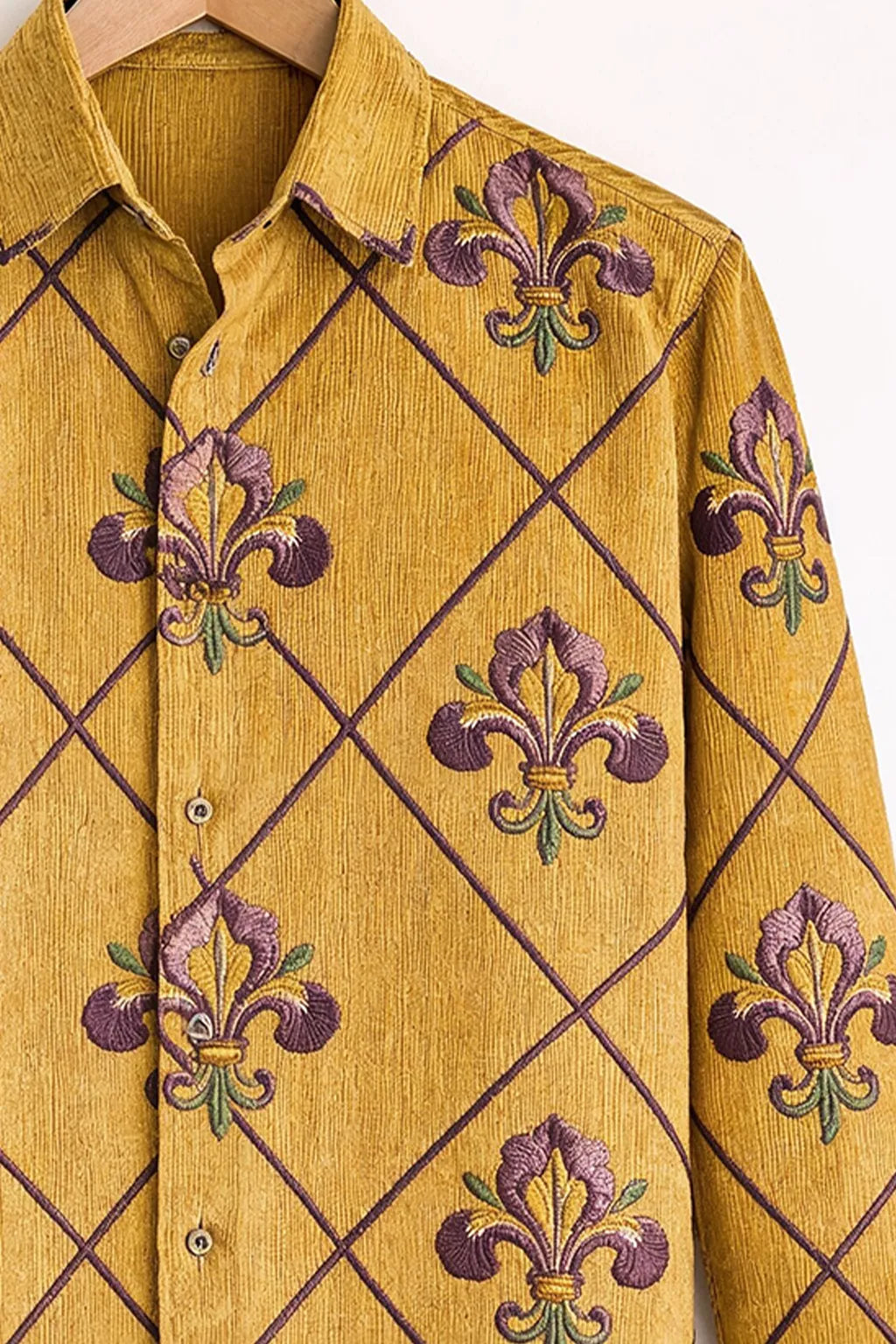 Men's Classic Diamond Pattern Design