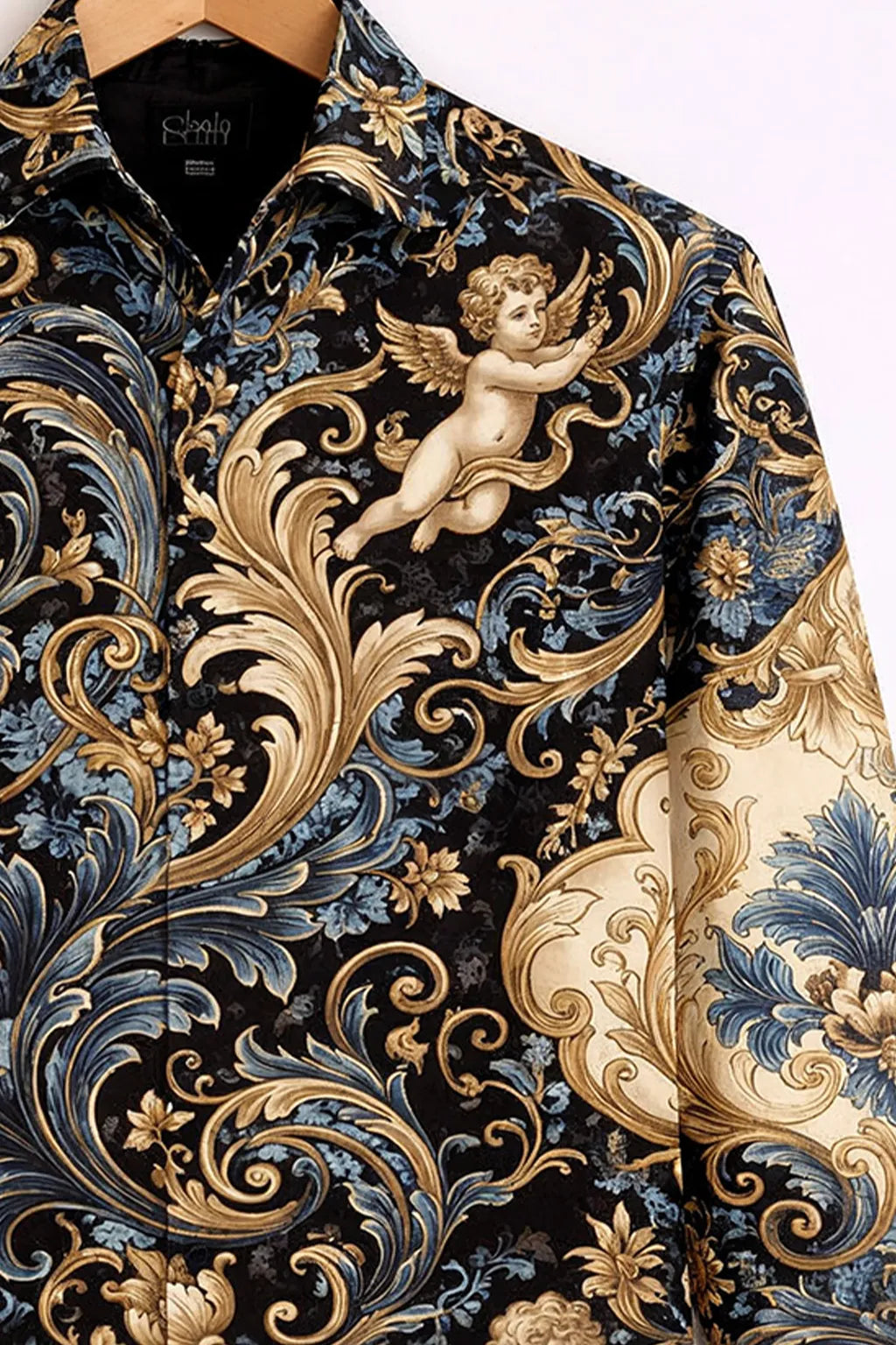 Baroque Angel Print Premium Designer Shirt