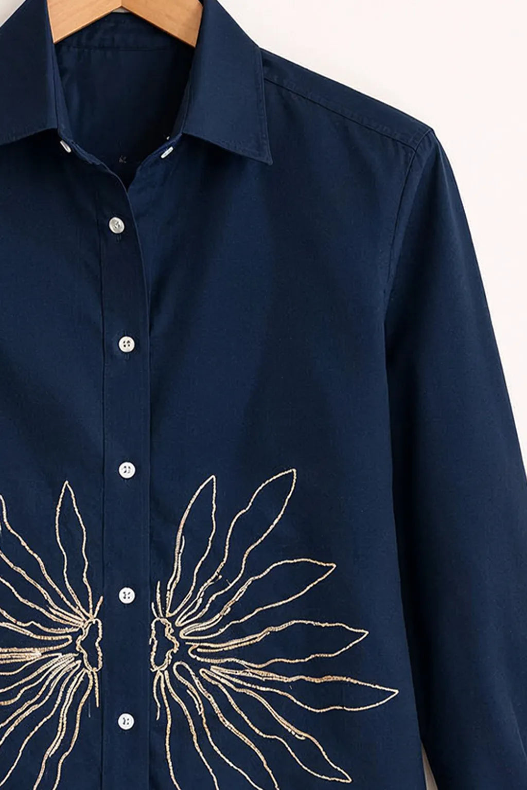 Midnight Wing Embroidered Premium Shirt